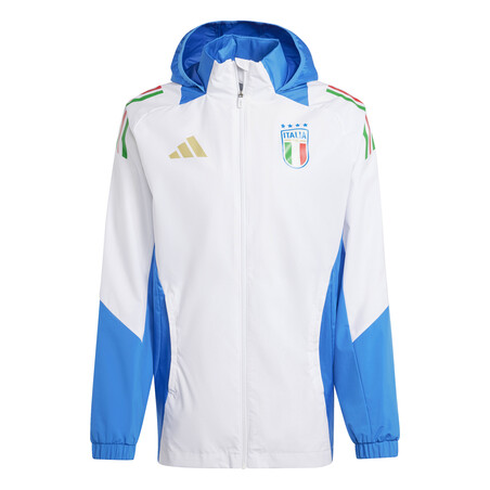 Veste imperméable Italie blanc bleu 2024