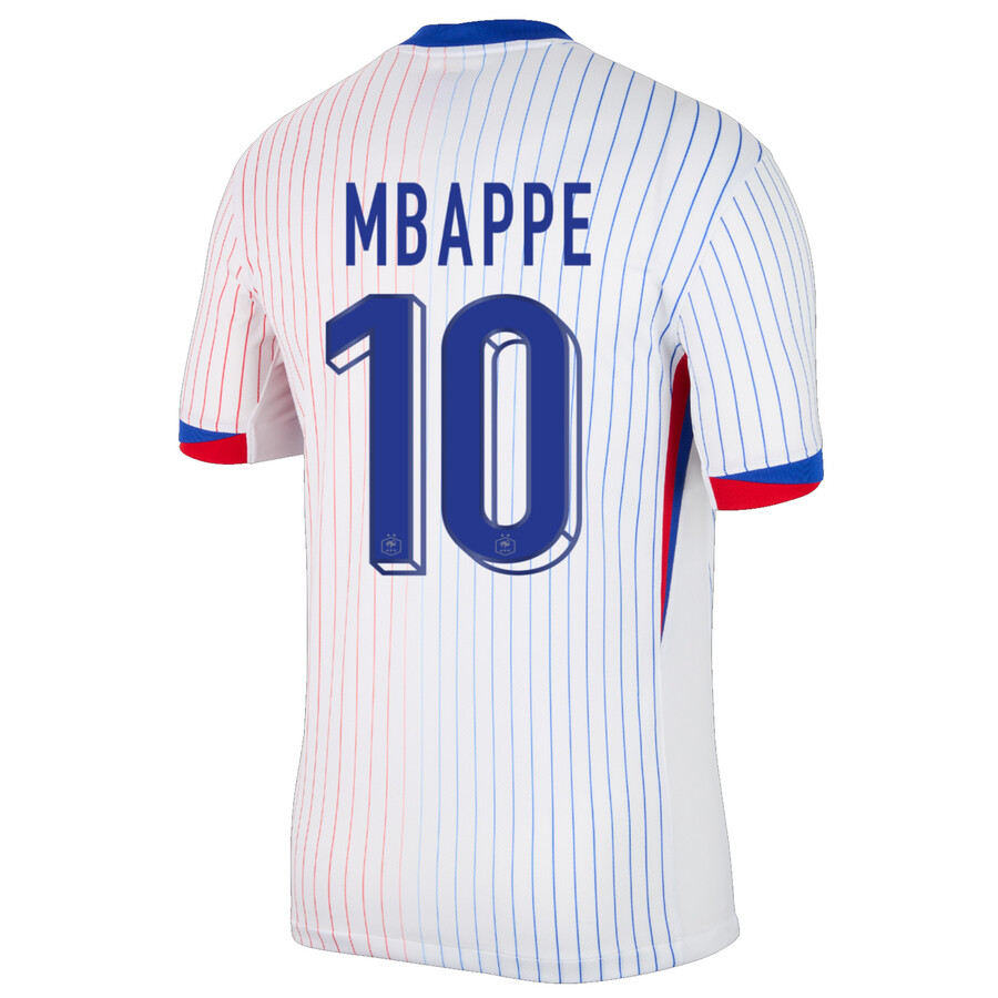 Maillot Mbappe Equipe de France exterieur 2024 sur Foot