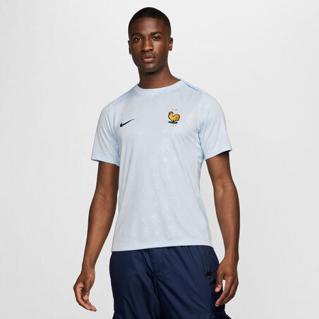 Maillot avant match Equipe de France blanc 2024