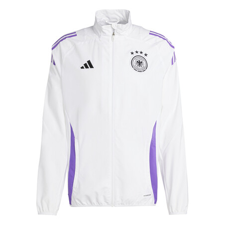 Veste survêtement avant match Allemagne blanc violet 2024