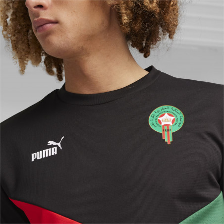 T-Shirt Maroc noir rouge 2024