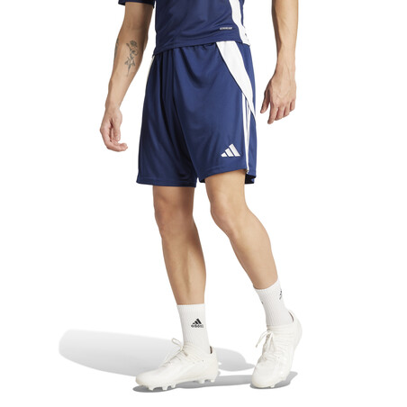 Short entraînement adidas Tiro24 bleu blanc