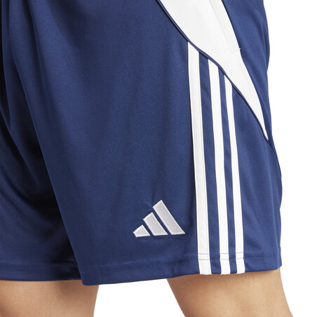 Short entraînement adidas Tiro24 bleu blanc