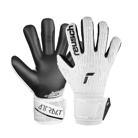 Gants gardien Reusch Attrakt Freegel Silver Junior blanc noir