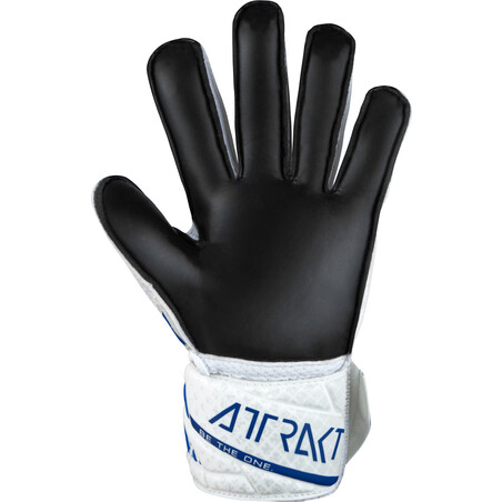 Gants gardien Reusch Attrakt Solid Junior blanc bleu