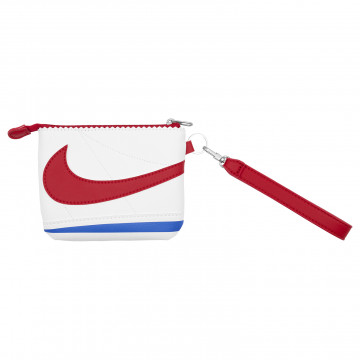 Pochette Nike Cortez blanc rouge
