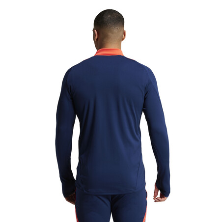 Sweat zippé Manchester United bleu orange 2024/25