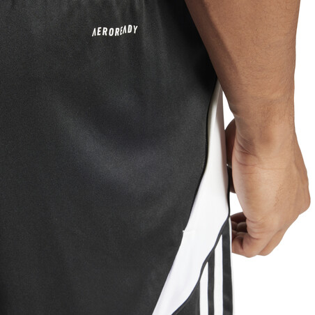 Short entraînement adidas Tiro24 noir blanc