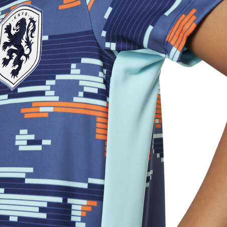 Maillot avant match junior Pays-Bas bleu orange 2024