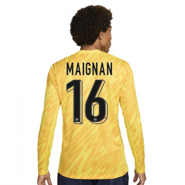 Maillot gardien Maignan Equipe de France jaune 2024