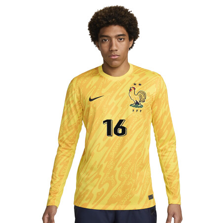 Maillot gardien Maignan Equipe de France jaune 2024