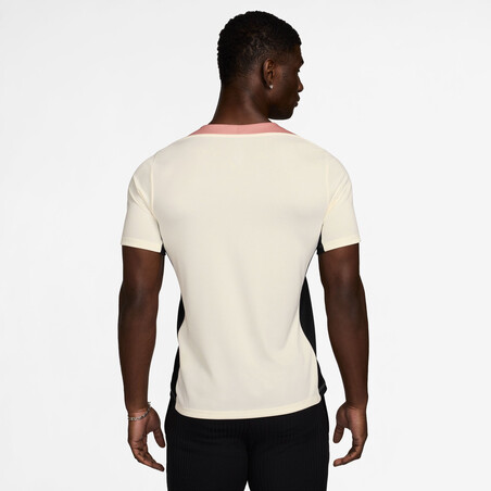 Maillot entraînement PSG Strike blanc rose 2024/25