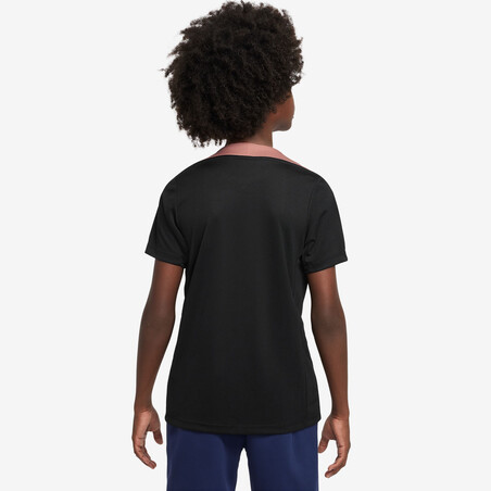 Maillot entraînement junior PSG Strike noir rose 2024/25