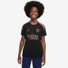 Maillot entraînement junior PSG Strike noir rose 2024/25