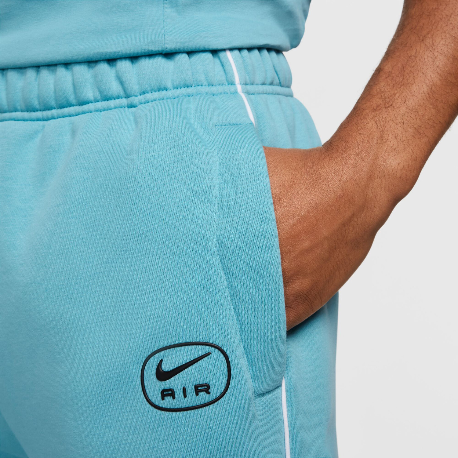 Pantalon survêtement Nike Air Cargo Fleece bleu ciel sur