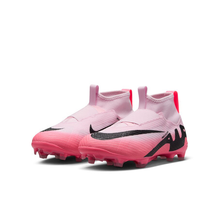 Nike Air Zoom Mercurial Superfly 9 junior Pro FG rose noir