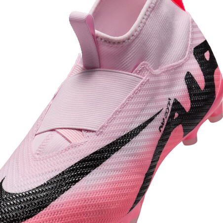 Nike Air Zoom Mercurial Superfly 9 junior Pro FG rose noir