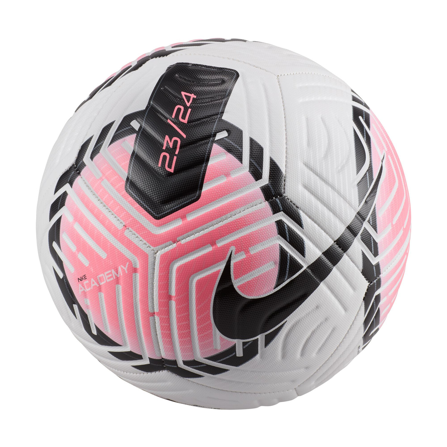 Ballon Nike Academy blanc rose sur