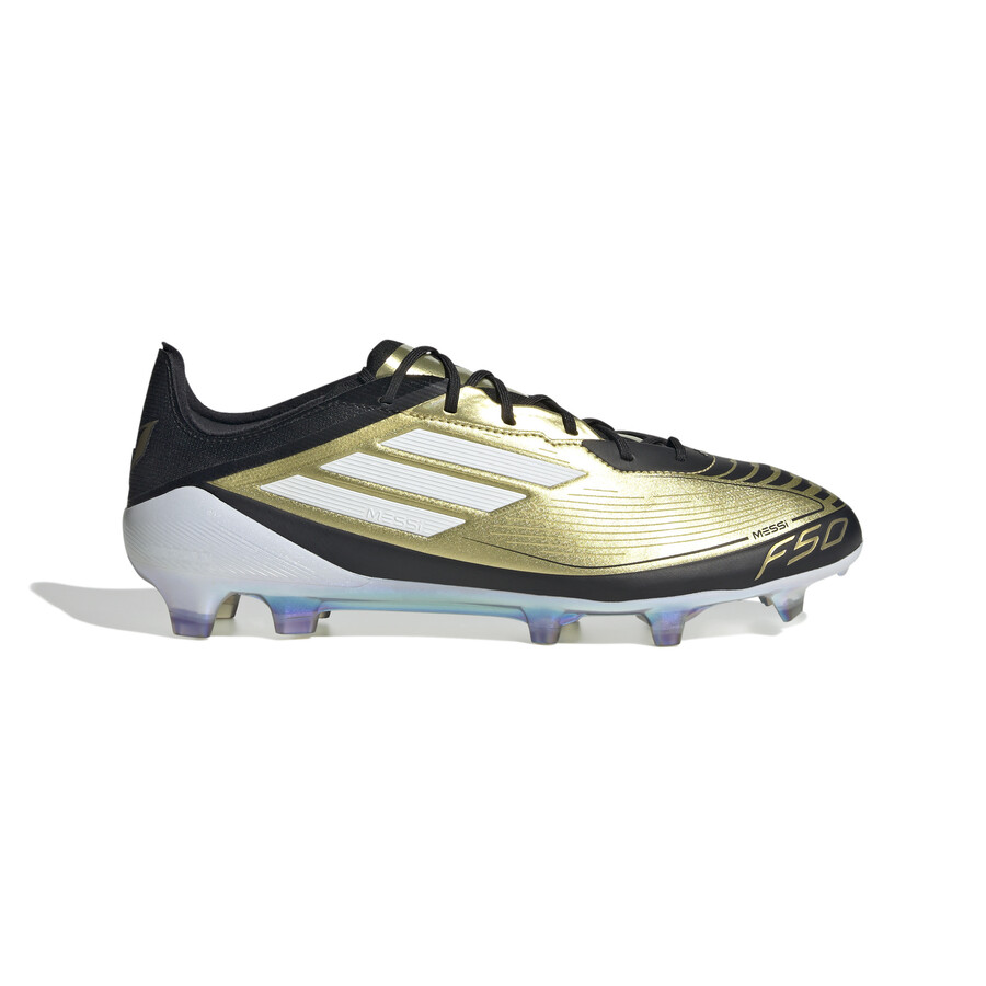 adidas F50 Messi Elite FG or noir sur Foot