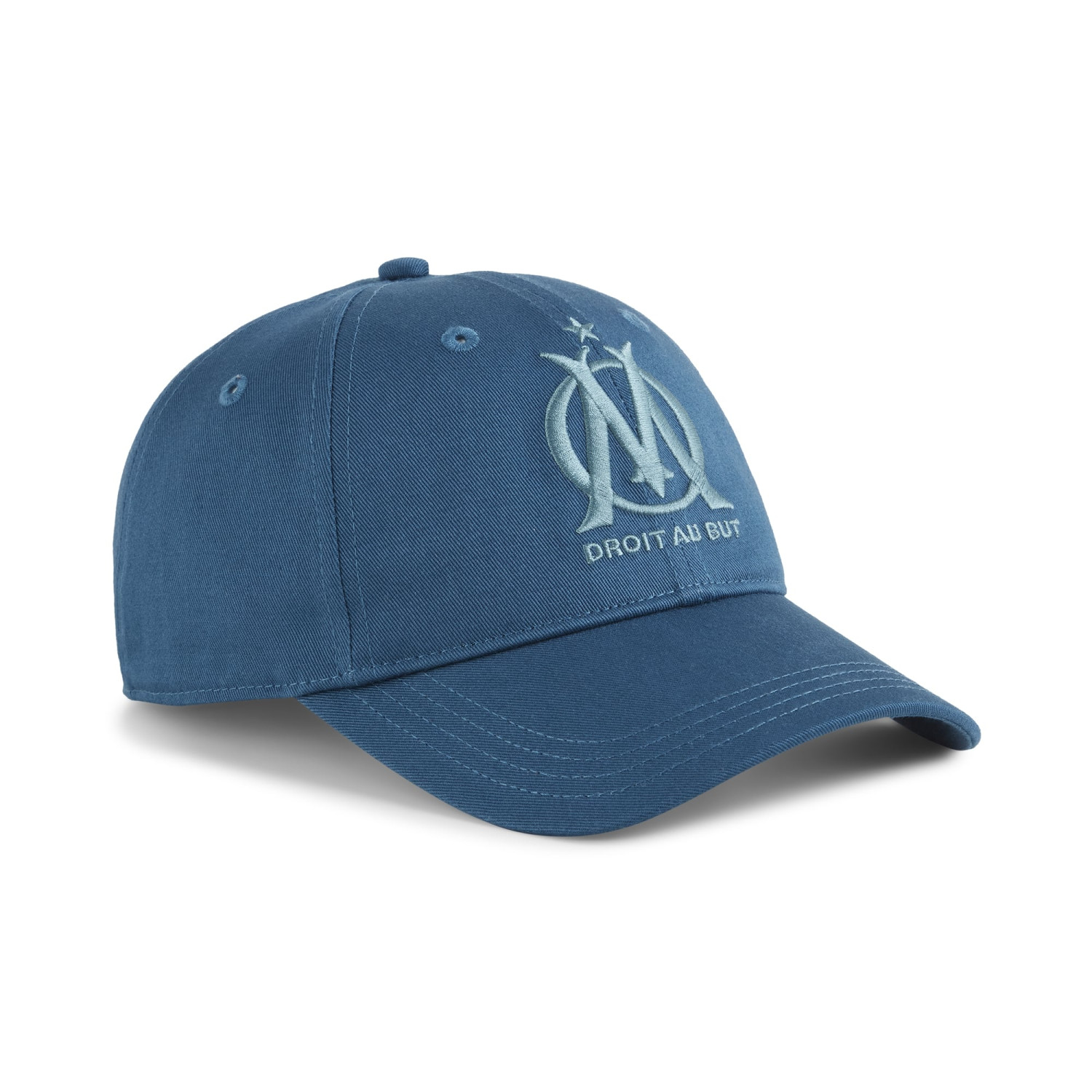 Casquette Personnalisée OM (Olympique De Marseille) - Marque Beechfield - Bleu - Taille Unique - Neuf