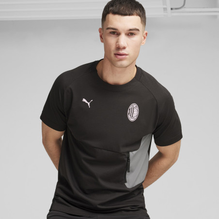 T-shirt Milan AC Tech noir gris 2024/25