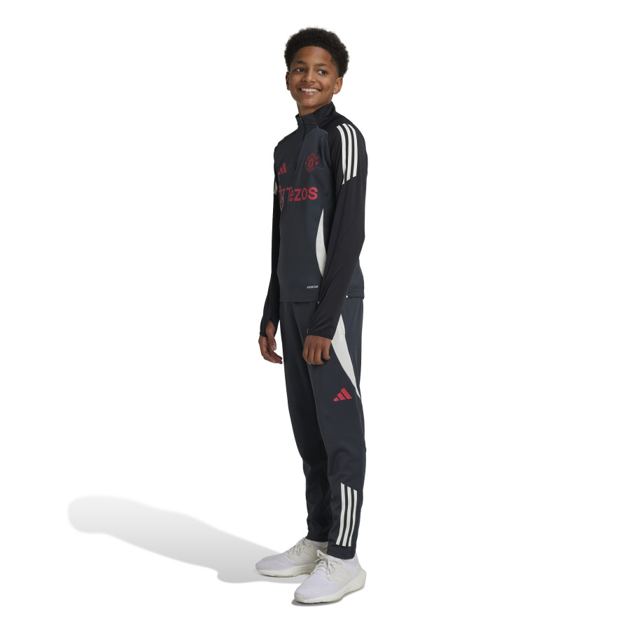 Pantalon survêtement junior Manchester United gris rouge 2024/25