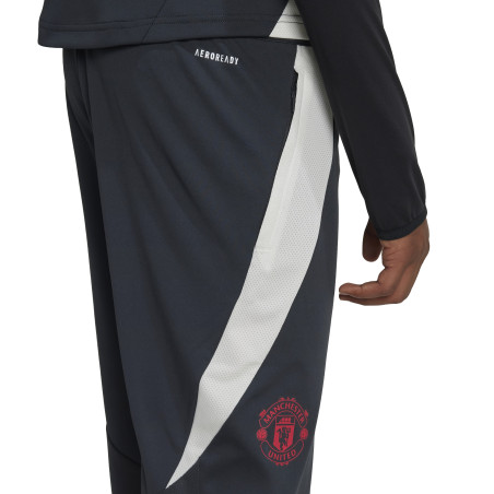 Pantalon survêtement junior Manchester United gris rouge 2024/25
