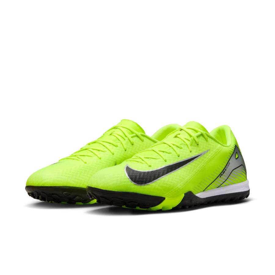 Nike Air Zoom Mercurial Superfly 10 Academy Turf jaune gris sur Foot