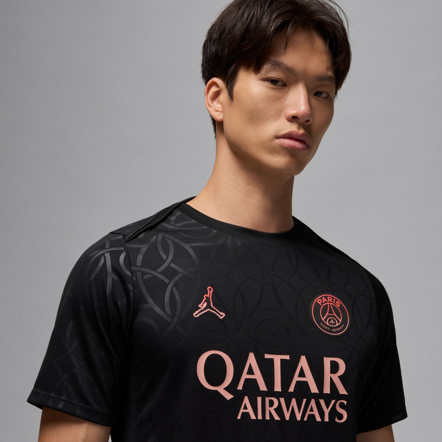 Maillot Avant Match PSG Noir Rose 2024 25 Sur Foot fr