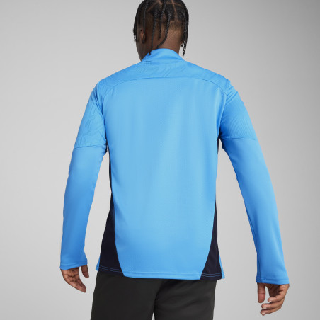Sweat zippé OM bleu noir 2024/25