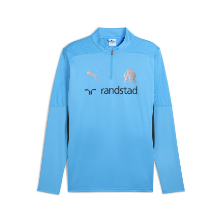 Sweat zippé OM bleu noir 2024/25