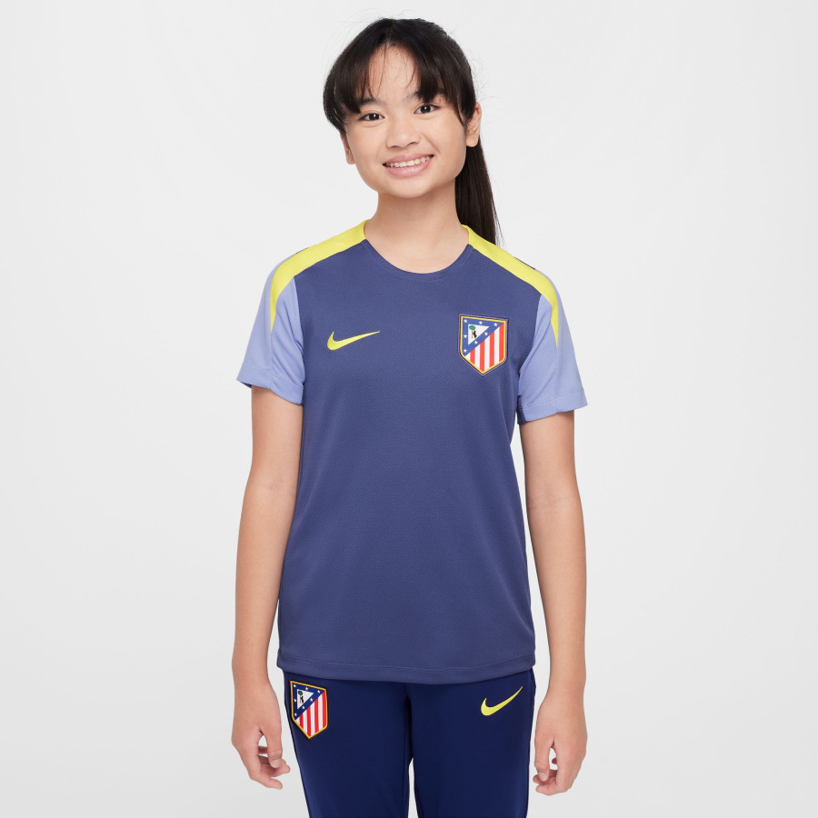 Maillot entraînement junior Atlético Madrid Strike violet jaune