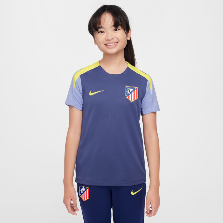 Maillot entraînement junior Atlético Madrid Strike violet jaune