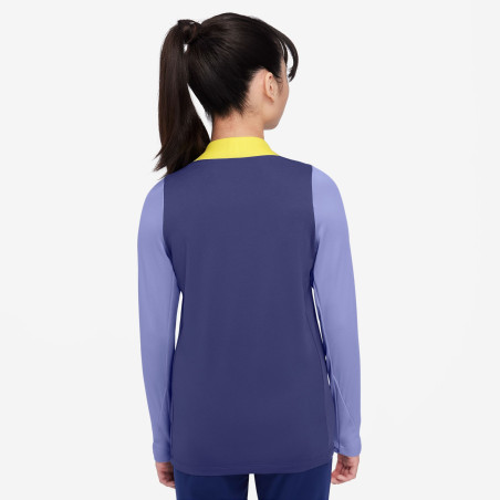 Sweat zippé junior Atlético Madrid Strike violet jaune
