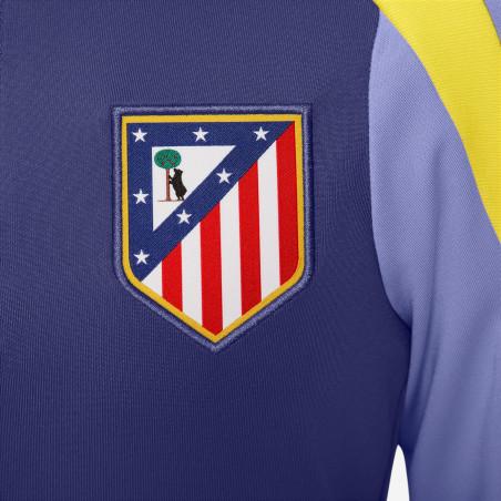 Sweat zippé junior Atlético Madrid Strike violet jaune