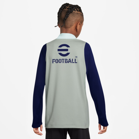 Sweat zippé junior Inter Milan Strike bleu