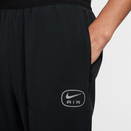 Pantalon survêtement Nike Air woven noir vert