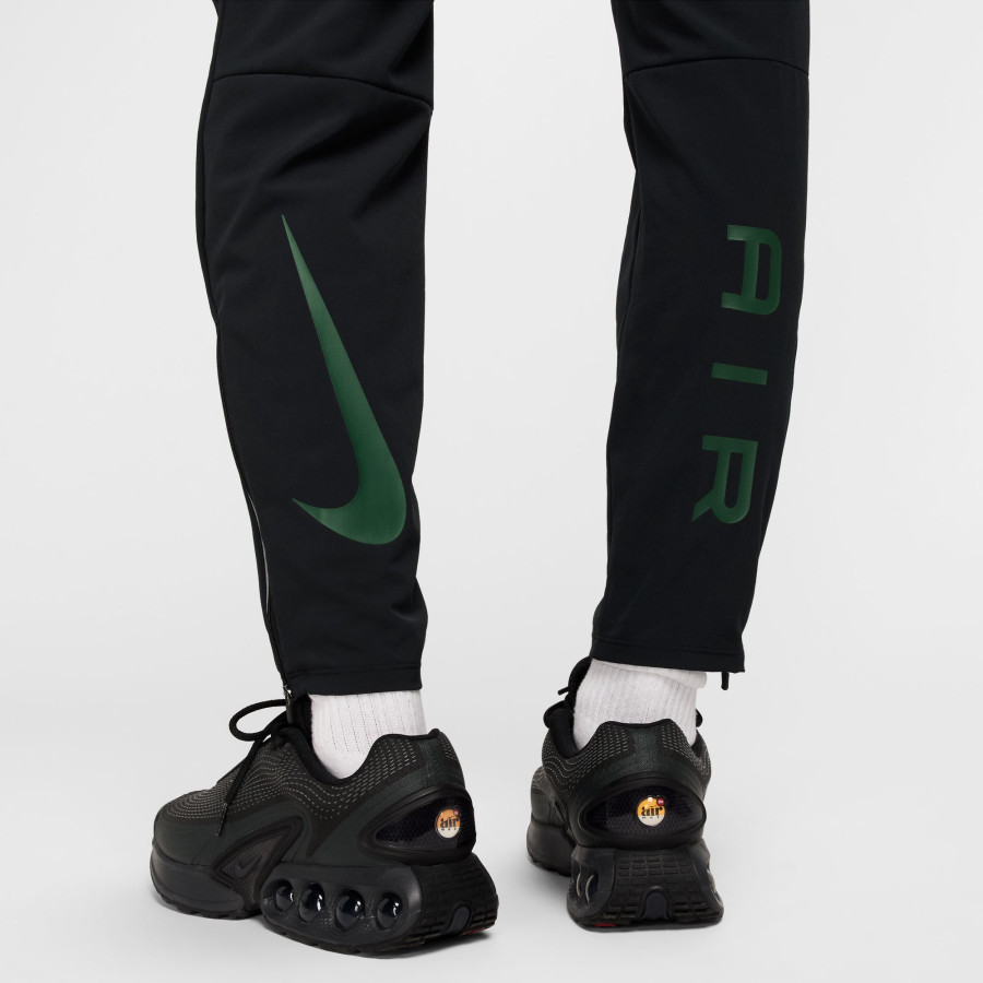 Pantalon survêtement Nike Air woven noir vert