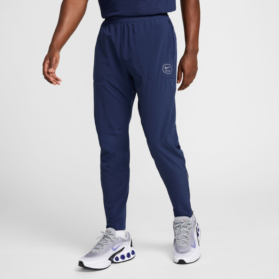 Pantalon survêtement Nike Air woven bleu rouge