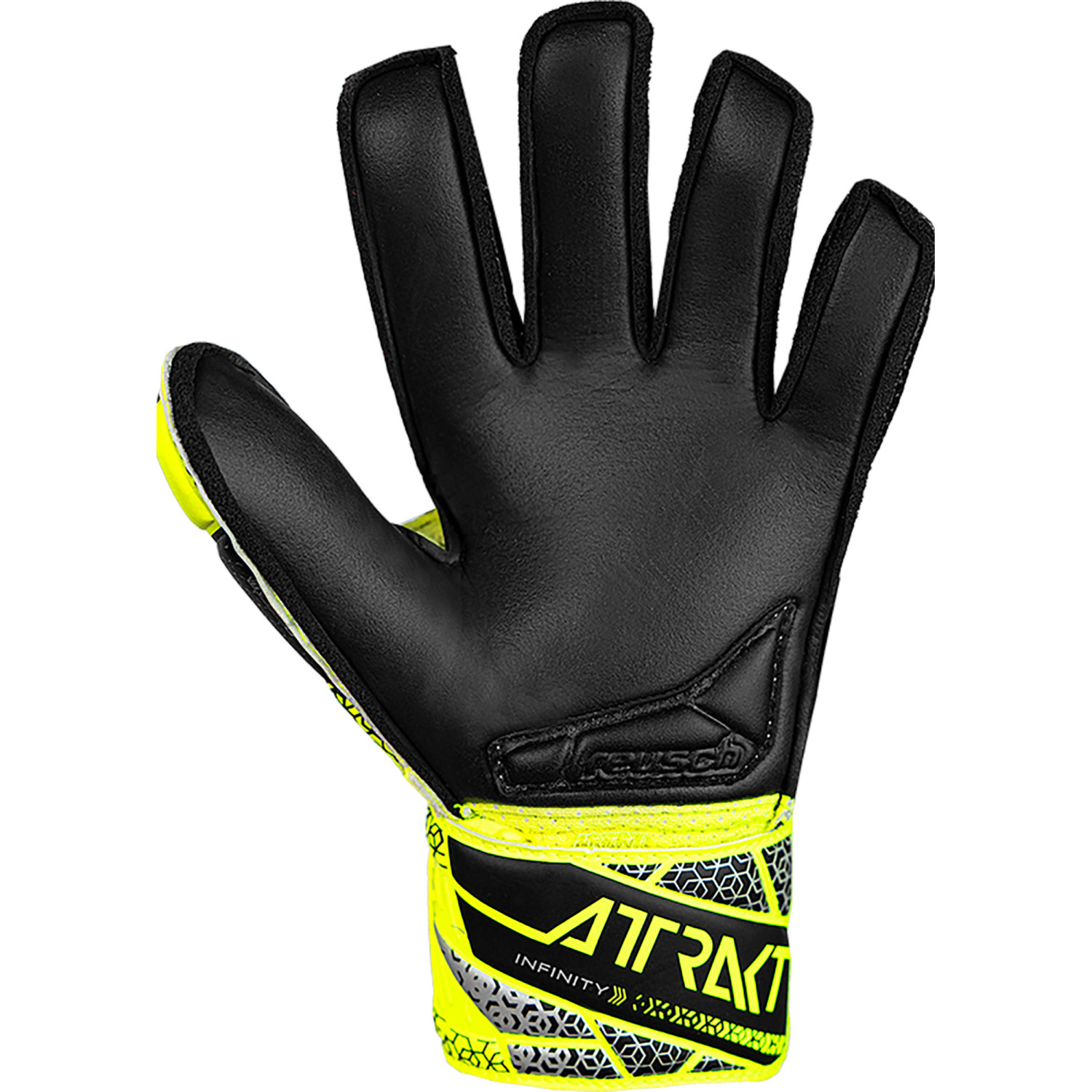 Gants De Gardien Reusch Attrakt Freegel Gold – Soutien Doigt Amovible, Mousse Gold, Coupe Negative – Junior