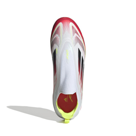 adidas F50 Elite FG LaceLess junior blanc rouge