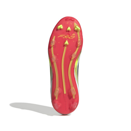 adidas F50 Elite FG LaceLess junior blanc rouge