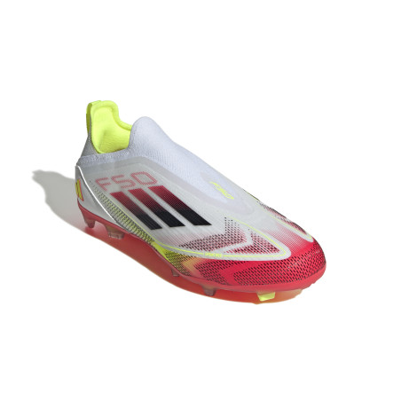 adidas F50 Elite FG LaceLess junior blanc rouge