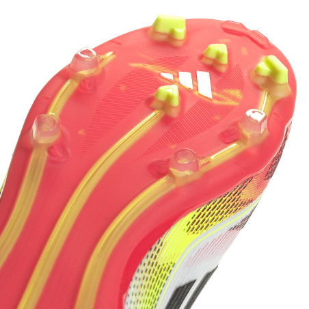adidas F50 Elite FG LaceLess junior blanc rouge