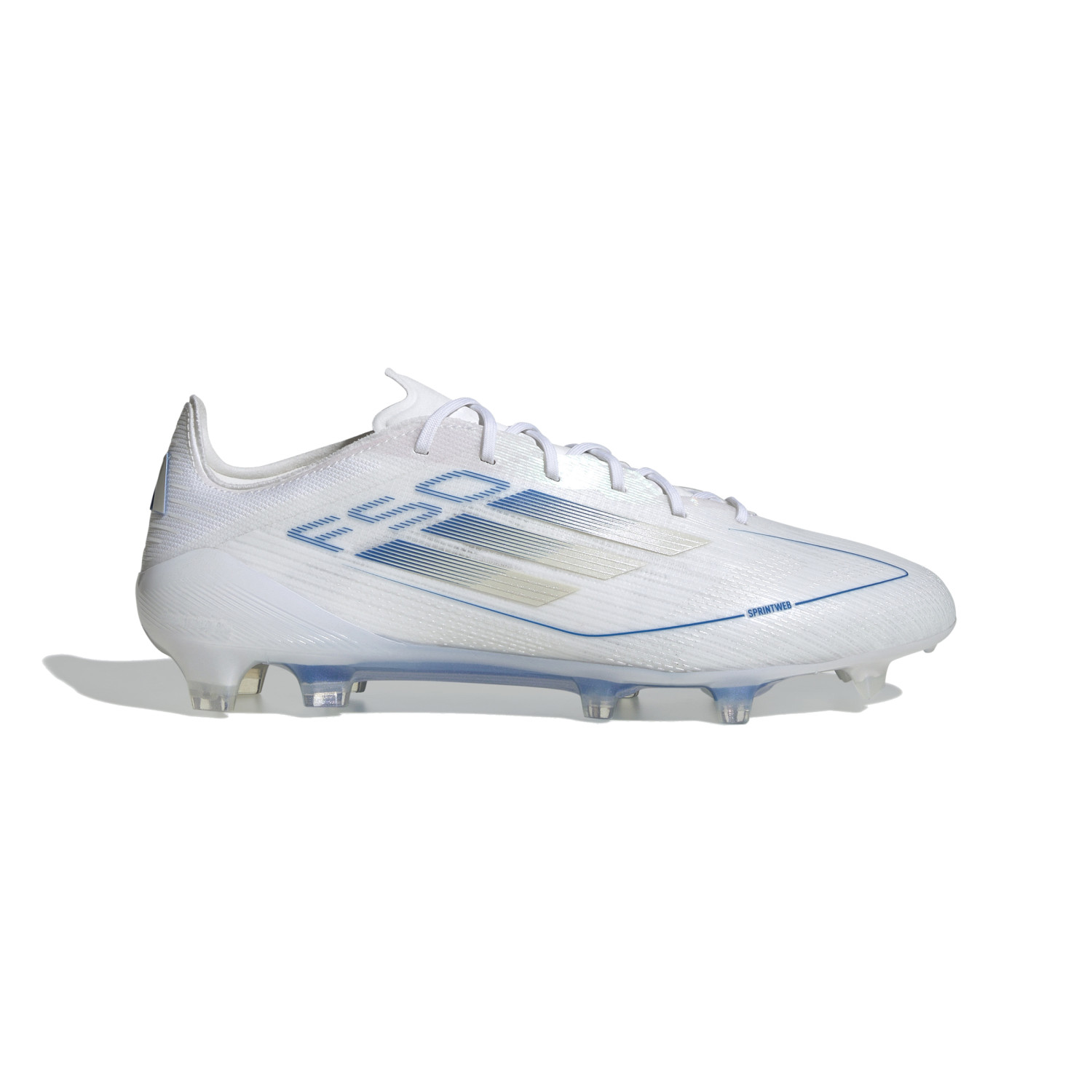 Adidas F50 Elite FG Blanc Bleu Sur Foot fr Adidas F50 Elite FG Blanc Bleu Sur Foot fr