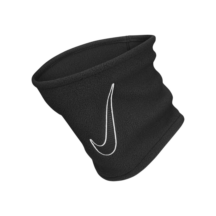 Cache cou junior Nike Fleece noir blanc