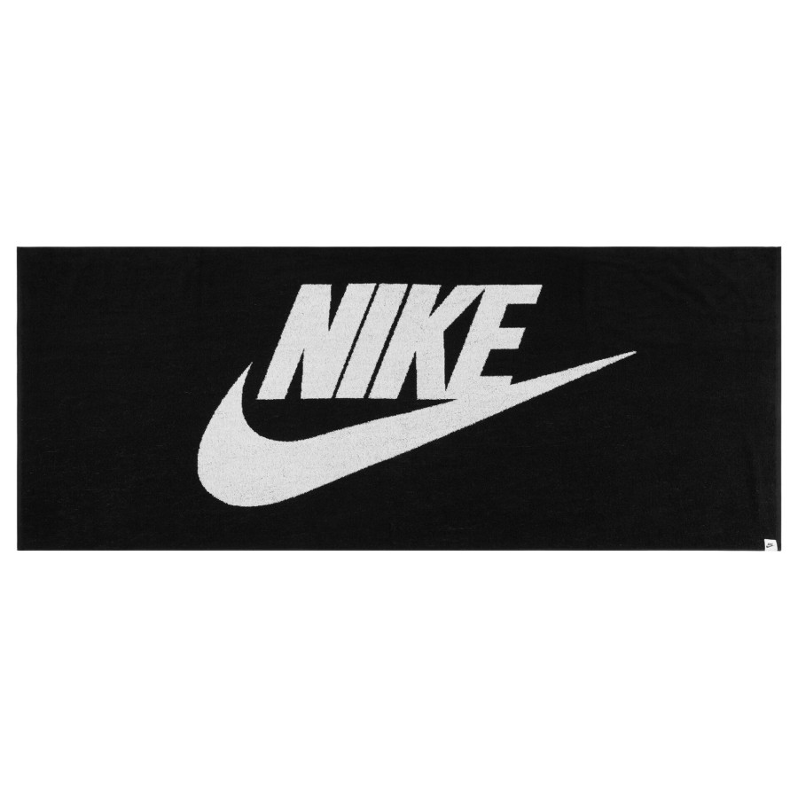 Serviette de plage Nike noir blanc