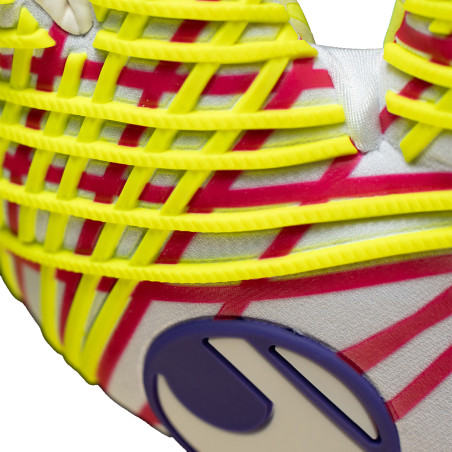 Gants gardien Uhlsport Prediction Ultragrip HN Maignan 374 blanc jaune