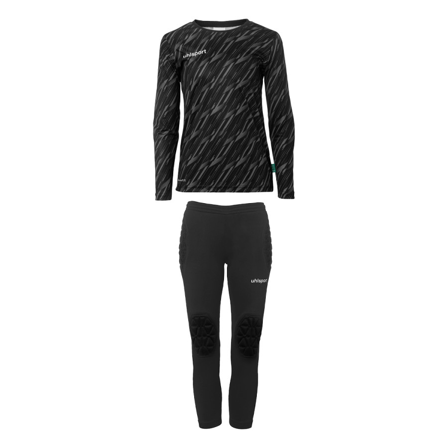 Tenue gardien junior Uhlsport Progressive Goalkeeper Bundle noir gris