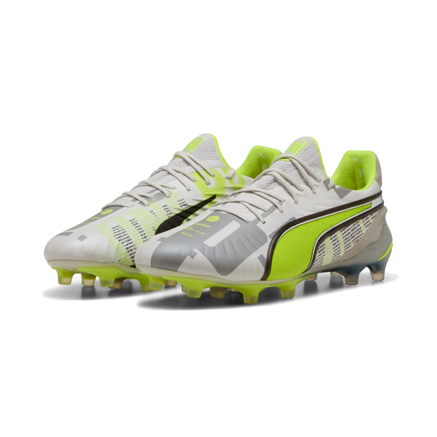 Puma King Ultimate Forever FG/AG gris jaune